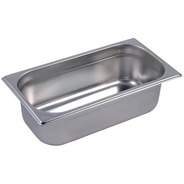 GN-Bak | RVS | 1/3 GN | Hoogte 100mm | 325x176x100(h)mm