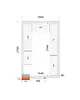Tefcold Rekwerk | CR-SERIE | CRPF1827 | 4 Niveaus | U-Vorm 