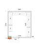 Tefcold Rekwerk | CR-SERIE | CRPF2427/CRPF2427WD | 4 Niveaus | U-Vorm 