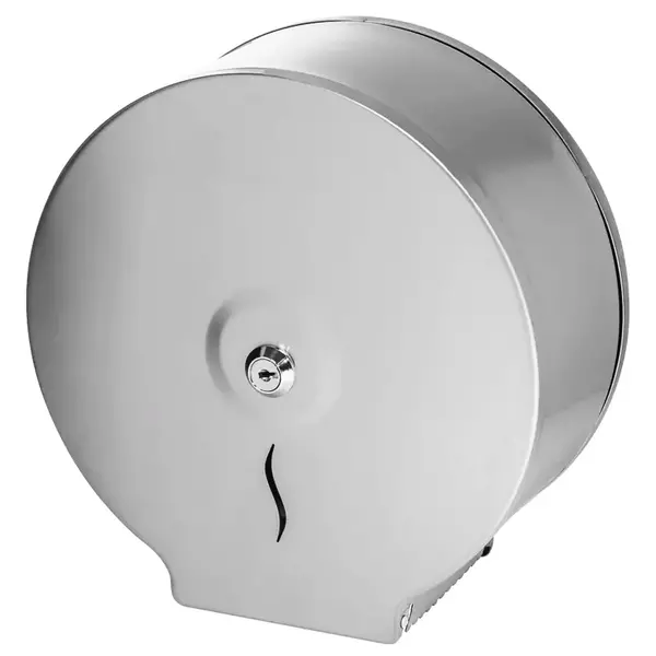 Jumboroldispenser | FLOW | RVS (Div. Kleuren) | Rol Ø180-230mm | Wandmontage | 240x100x260(h)mm
