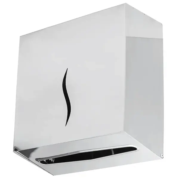 Handdoekdispenser | DIVE | RVS | Papieren Handdoeken | Wandmontage | 270x120x270(h)mm