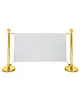 Luxus Banner-/Afzetpalen | Goudkleurig | Doekbreedte 131cm | 1000(h)mm 
