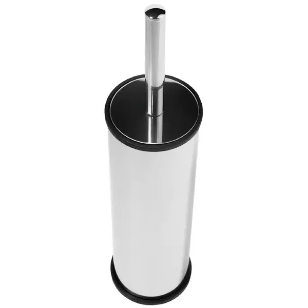 Toiletborstelhouder | RVS (Div. Kleuren) | Incl. Borstel | Wandmontage | Ø80x370(h)mm