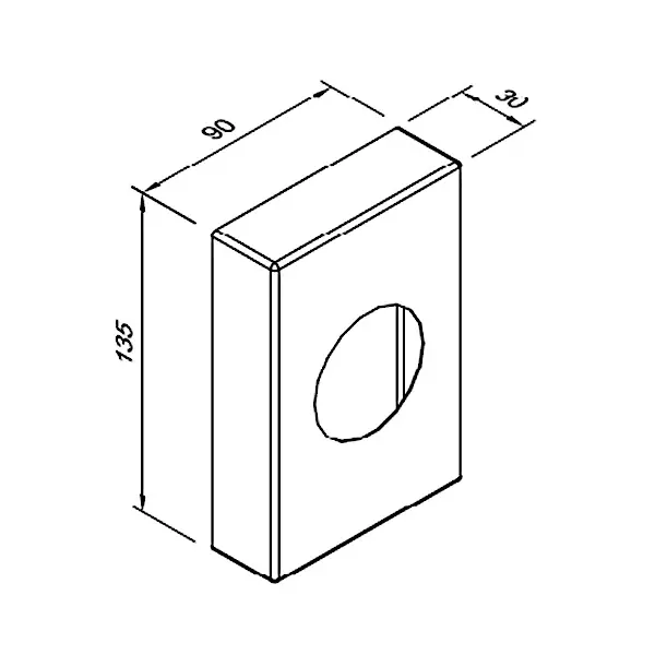 Hygiënezakjesdispenser | FLOW | RVS (Div. Kleuren) | Wandmontage | 95x35x135(h)mm