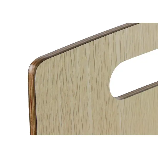 Stoel | DANNE | Houtlook (Naturel) | Zwarte Poten | 485x530x820(h)mm