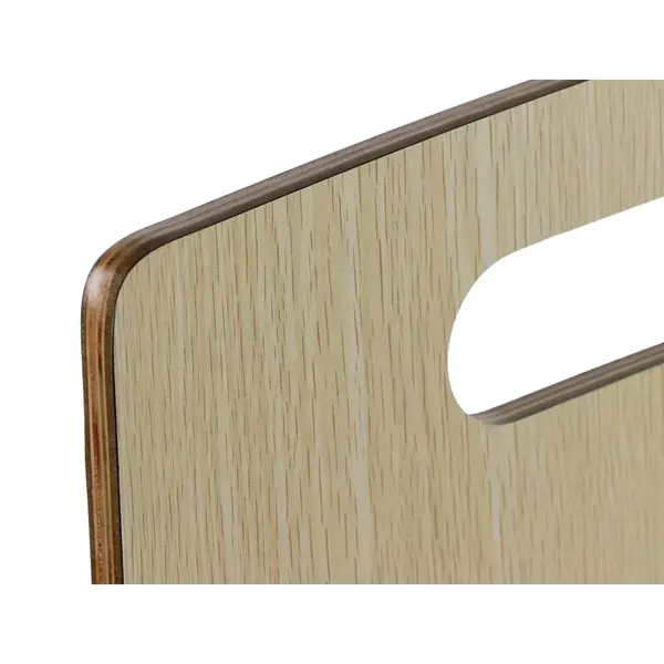 Stoel | DANNE | Houtlook (Naturel) | RVS Poten | 485x530x820(h)mm