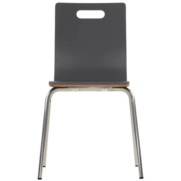 Stoel | DANNE | Grijs | RVS Poten | 485x530x820(h)mm