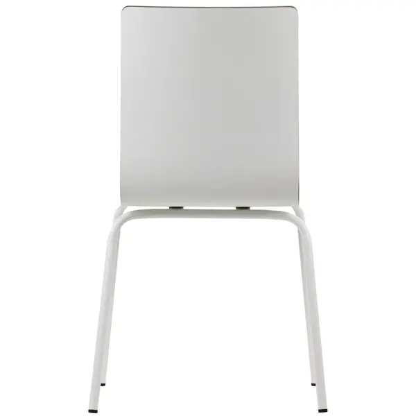 Stoel | DANIS | Wit | Witte Poten | 485x530x820(h)mm