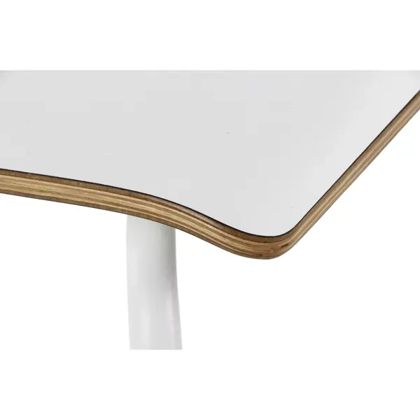 Stoel | DANIS | Wit | Witte Poten | 485x530x820(h)mm