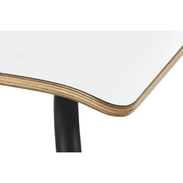 Stoel | DANIS | Wit | Zwarte Poten | 485x530x820(h)mm