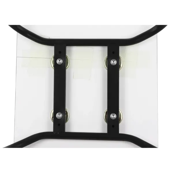 Stoel | DANIS | Wit | Zwarte Poten | 485x530x820(h)mm