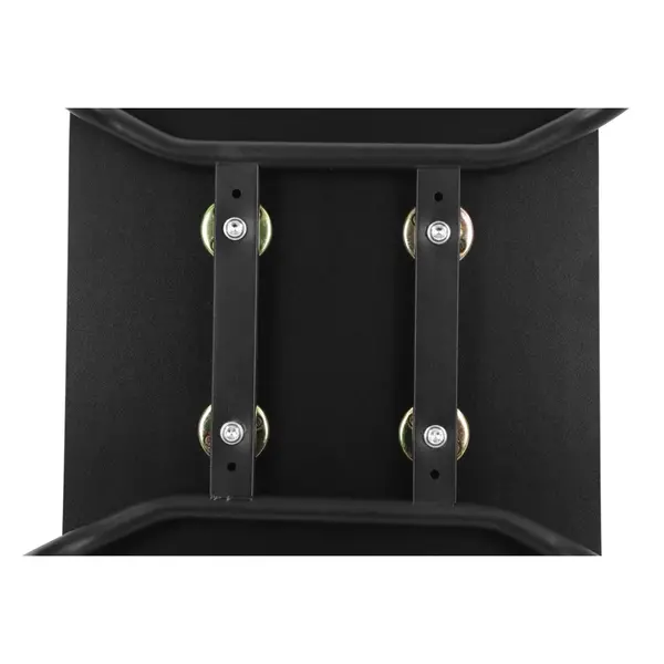 Stoel | DANIS | Zwart | Zwarte Poten | 485x530x820(h)mm