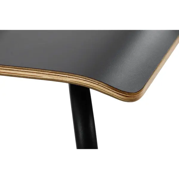 Stoel | DANIS | Grijs | Zwarte Poten | 485x530x820(h)mm