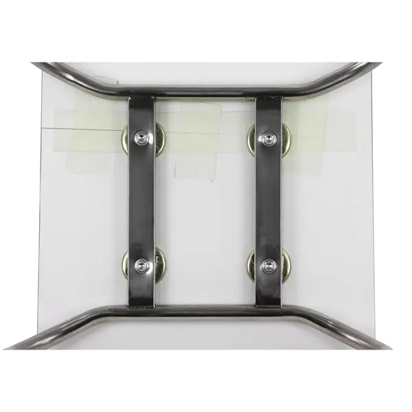 Stoel | DANIS | Wit | RVS Poten | 485x530x820(h)mm