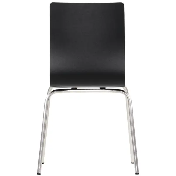 Stoel | DANIS | Zwart | RVS Poten | 485x530x820(h)mm