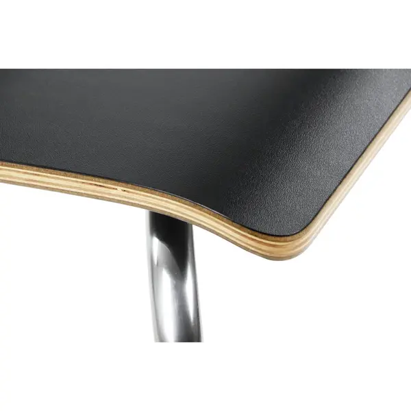 Stoel | DANIS | Zwart | RVS Poten | 485x530x820(h)mm