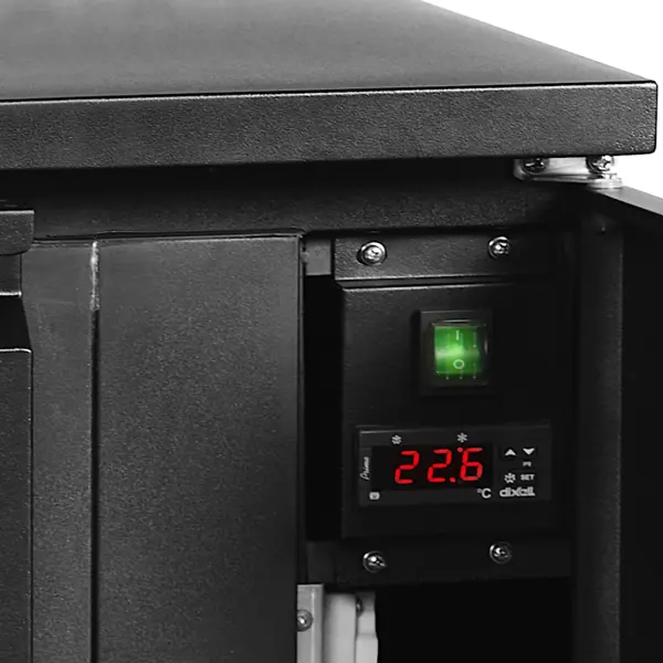 Vatenkoeler | SERIE CKC | Zwart | 2x 20L (KEG) | +2°C/+10°C | Geforceerd | 555x590x860(h)mm