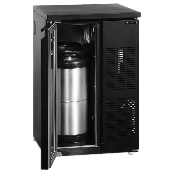 Vatenkoeler | SERIE CKC | Zwart | 2x 20L (KEG) | +2°C/+10°C | Geforceerd | 555x590x860(h)mm