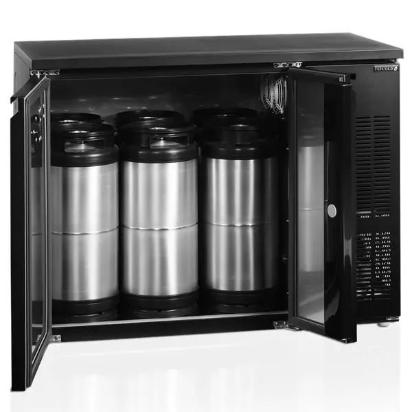 Vatenkoeler | SERIE CKC | Zwart | 6x 20L/1x 50L (KEG) | +2°C/+10°C | Geforceerd | 1110x590x860(h)mm