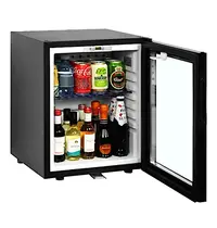 Tefcold Minibar | SERIE TM-C | 27L | Zwart | +5°C/+10°C | Statisch | Timer + Snelkoelfunctie | 402x425x505(h)mm 