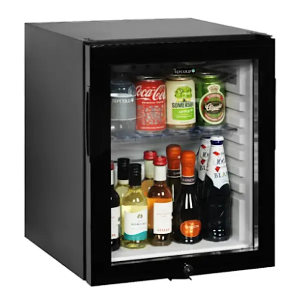 Minibar | SERIE TM-C | 27L | Zwart | +5°C/+10°C | Statisch | Timer + Snelkoelfunctie | 402x425x505(h)mm