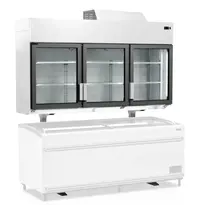 Tefcold Wandkoeling/-Vriezer + Standaard | SERIE MTF | Wit | -18°C/-24°C & -1°C/+8°C | Geforceerd | Draaideuren | 1850x745x2430(h)mm