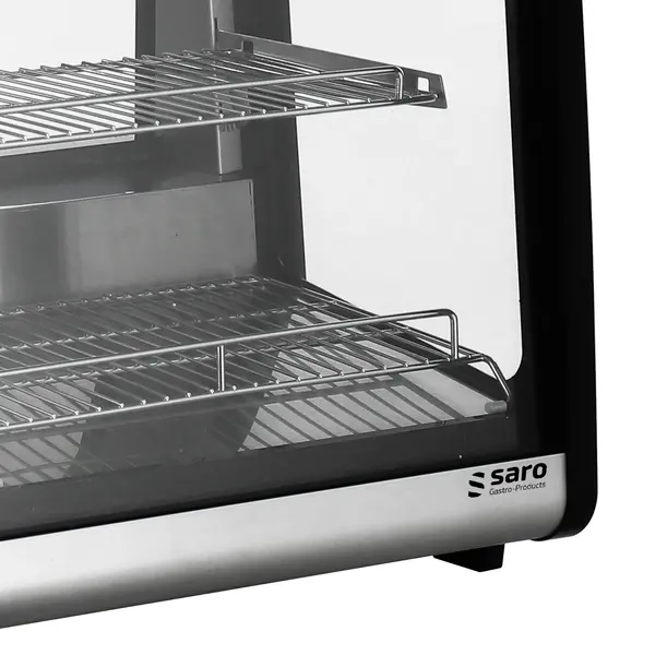 Koelvitrine | ALBA | 129L | Zwart | +2°C/+12°C | Geforceerd | 4 Niveaus | 624x560x914(h)mm