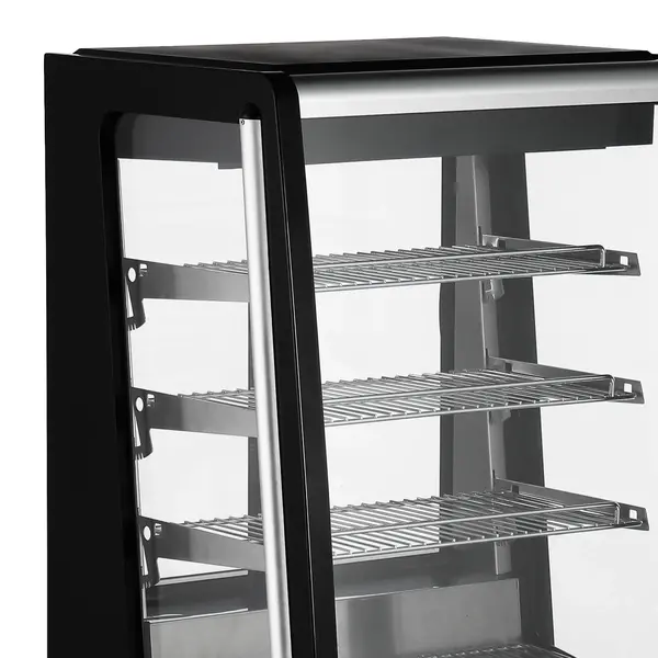 Koelvitrine | ALBA | 129L | Zwart | +2°C/+12°C | Geforceerd | 4 Niveaus | 624x560x914(h)mm