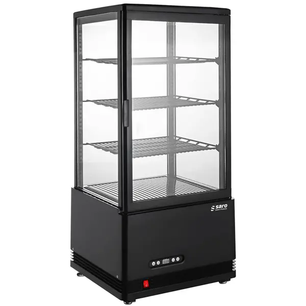 Koelvitrine | SC-SERIE | 68L | Zwart | 0°C/+12°C | Geforceerd | 4 Niveaus | 452x406x891(h)mm
