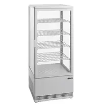 Saro Koelvitrine | SC-SERIE | 98L | Wit | 0°C/+12°C | Geforceerd | 5 Niveaus | 428x386x1110(h)mm