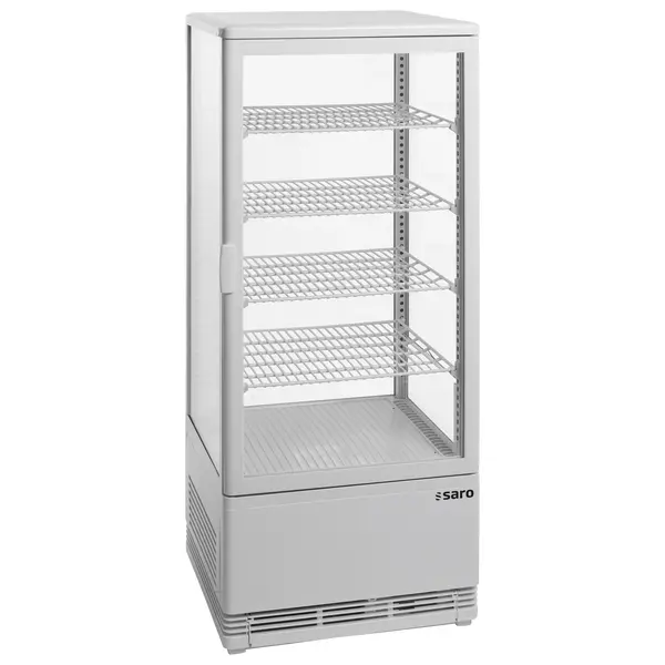 Koelvitrine | SC-SERIE | 98L | Wit | 0°C/+12°C | Geforceerd | 5 Niveaus | 428x386x1110(h)mm