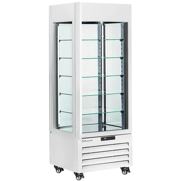 Gebaksvitrine | EXALTA | Energiezuinig | 440L | Wit | -2°C/+10°C | Geforceerd | 6 Niveaus | Wielen (Geremd) | 700x650x1900(h)mm