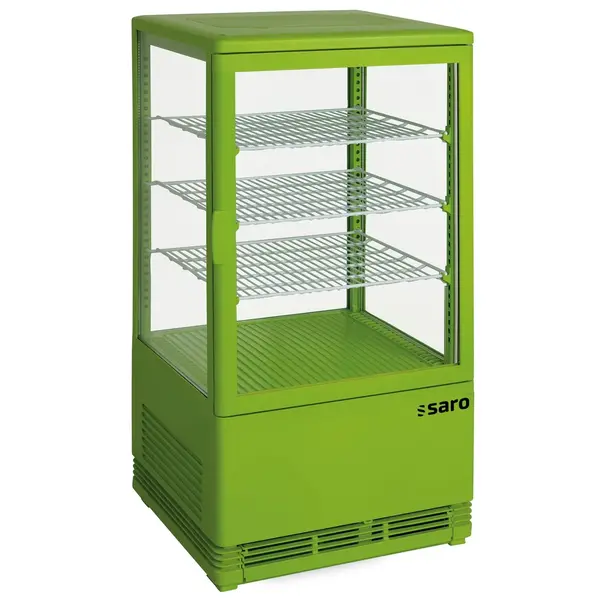 Koelvitrine | SC-SERIE | 68L | Groen | 0°C/+12°C | Geforceerd | 4 Niveaus | 428x386x885(h)mm