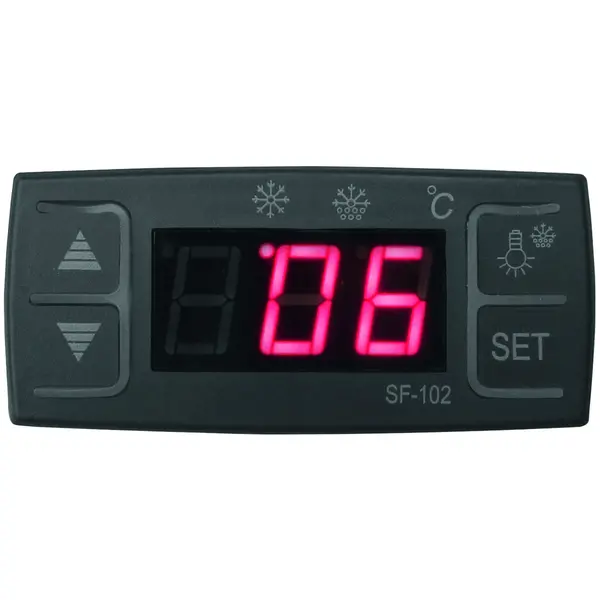 Koelvitrine | SC-SERIE | 68L | Zwart | 0°C/+12°C | Geforceerd | 4 Niveaus | 428x386x885(h)mm