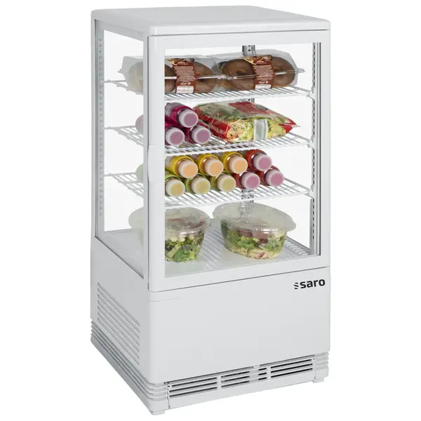 Koelvitrine | SC-SERIE | 68L | Wit | 0°C/+12°C | Geforceerd | 4 Niveaus | 428x386x885(h)mm