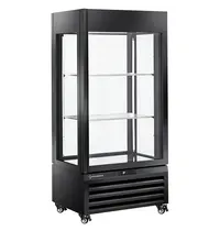 Diamond Wijnkoelvitrine | EXALTA | Energiezuinig | 600L (120x 75cl) | Zwart | 1 Zone | 0°C/+10°C | Geforceerd | Wielen (Geremd) | 900x650x1900(h)mm