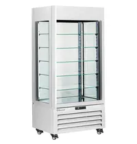 Diamond Koel-/Vriesvitrine | EXALTA | 600L | Wit | +5°C/-22°C | Geforceerd | 6 Niveaus | Wielen (Geremd) | 900x650x1900(h)mm 