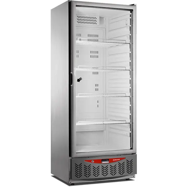 Koelkast | 525L (EN/GN) | RVS | +1°C/+8°C | Statisch + Ventilator | Wielen | 750x740x1900(h)mm