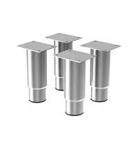 Diamond Verhogingspoten | BAR LINE | RVS | 4 Stuks | 125(h)mm 