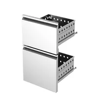 Diamond Ladenset | BAR LINE | RVS | 1 Grote Lade + 1 Kleine Lade | 560x550x805(h)mm 