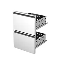 Diamond Ladenset | BAR LINE | RVS | 2 Laden | 560x550x805(h)mm