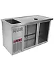 Diamond Modulair Barstation | BAR LINE | 370L  | RVS | 2 Compartimenten (Rechts) | +2°C/+8°C | Statisch + Ventilator | 1 Spoelbak (Links) + Glazenspoeler | 1550x700x930(h)mm 