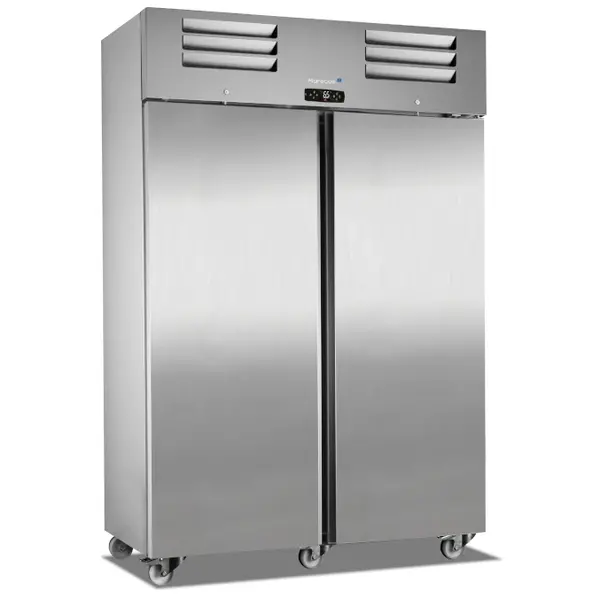 Koelkast | EXCEL | 1400L (2/1 GN) | RVS | -2°C/+8°C | Geforceerd | Wielen (Geremd) | 1440x840x2020(h)mm