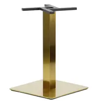 Luxus Tafelonderstel | FORMA | RVS | Goudkleurig | Indoor | 500x500x720(h)mm