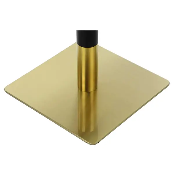 Tafelonderstel | PLAMO | RVS | Zwart/Goudkleurig | 500x500x720(h)mm