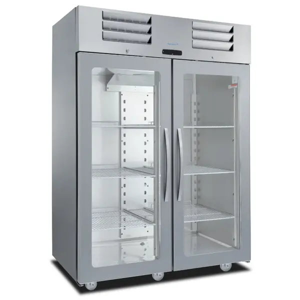 Koelkast | EXCEL | 1400L (2/1 GN) | RVS | +1°C/+8°C | Geforceerd | Draaideuren | Wielen (Geremd) | 1440x840x2020(h)mm