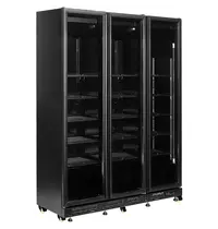 CombiSteel Koelkast | NAP | 1200L | Zwart | +2°C/+10°C | Geforceerd | Draaideuren | Wielen (Geremd) | 1600x600x2100(h)mm 