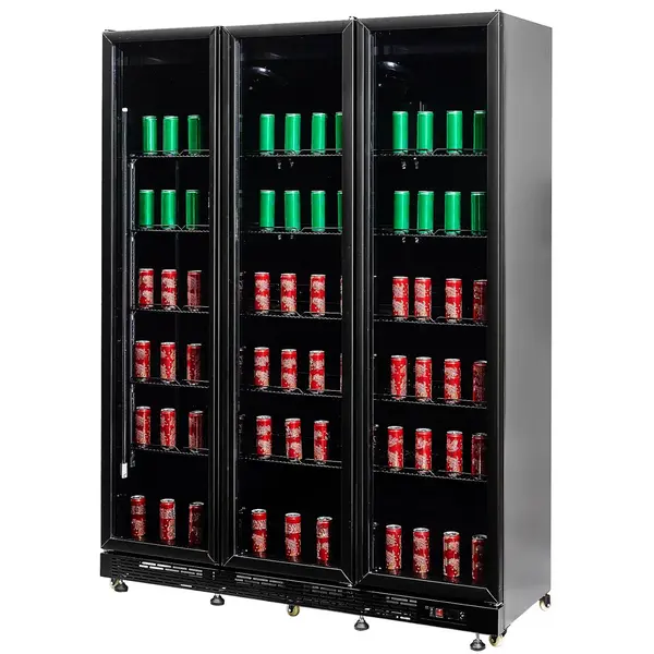 Koelkast | NAP | 1200L | Zwart | +2°C/+10°C | Geforceerd | Draaideuren | Wielen (Geremd) | 1600x600x2100(h)mm