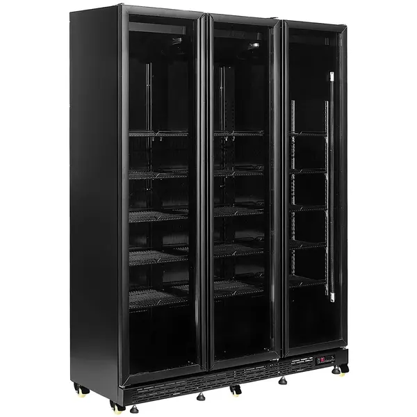 Koelkast | NAP | 1200L | Zwart | +2°C/+10°C | Geforceerd | Draaideuren | Anti-Condens Verwarming | Wielen (Geremd) | 1600x600x2100(h)mm