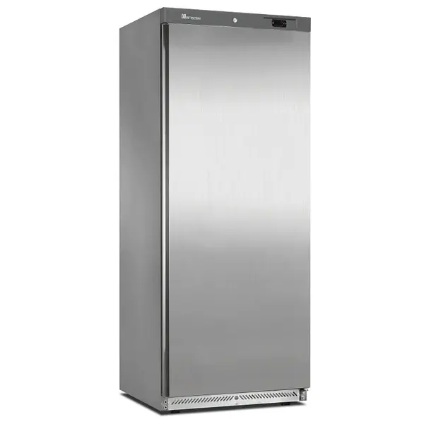 Koelkast | 600 SERIE | 600L (2/1 GN) | RVS | +1°C/+8°C | Statisch + Ventilator | Wielen | 750x750x1880(h)mm